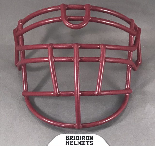 OLDLU Cardinal Metal Mini Football Helmet Facemask(facemasks clips not included) 